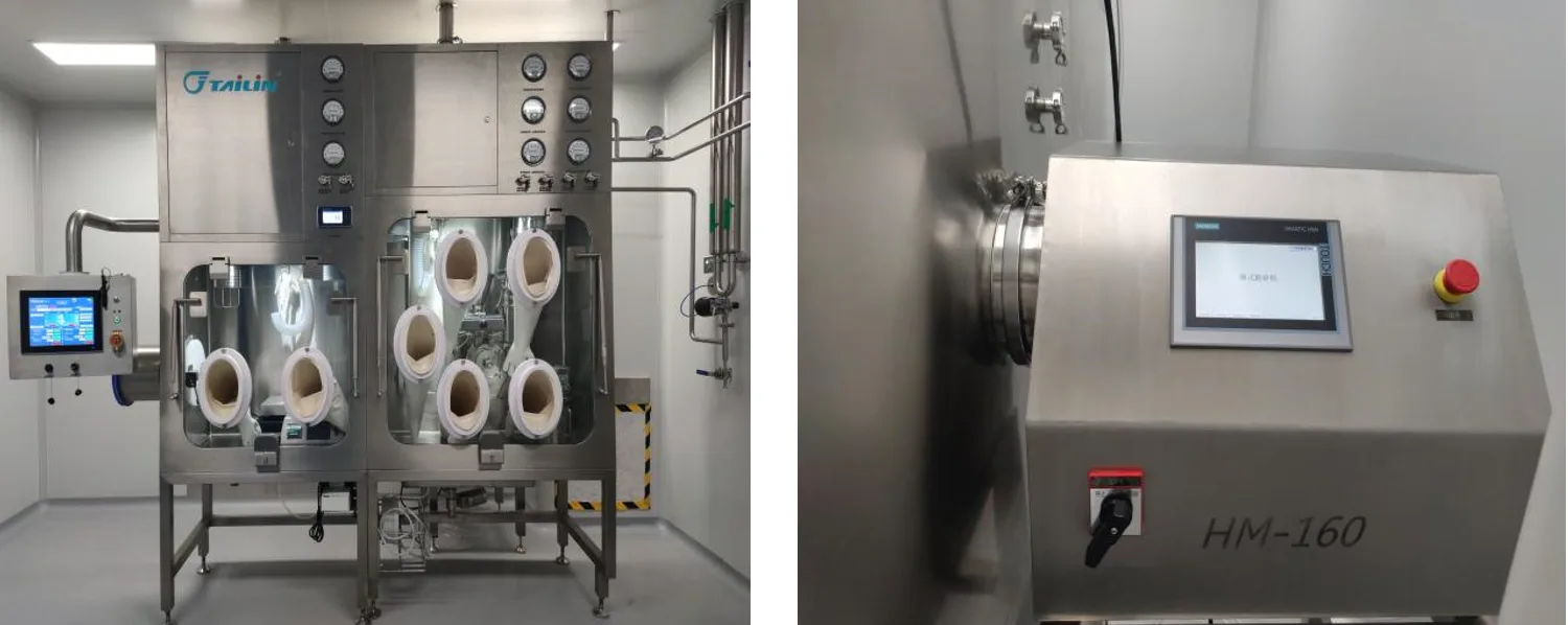 Containment Isolator for Weighing and Crushing & Hammer Mill
